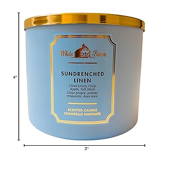 Amazon.com: Bath & Body Works, White Barn 3-Wick Candle w